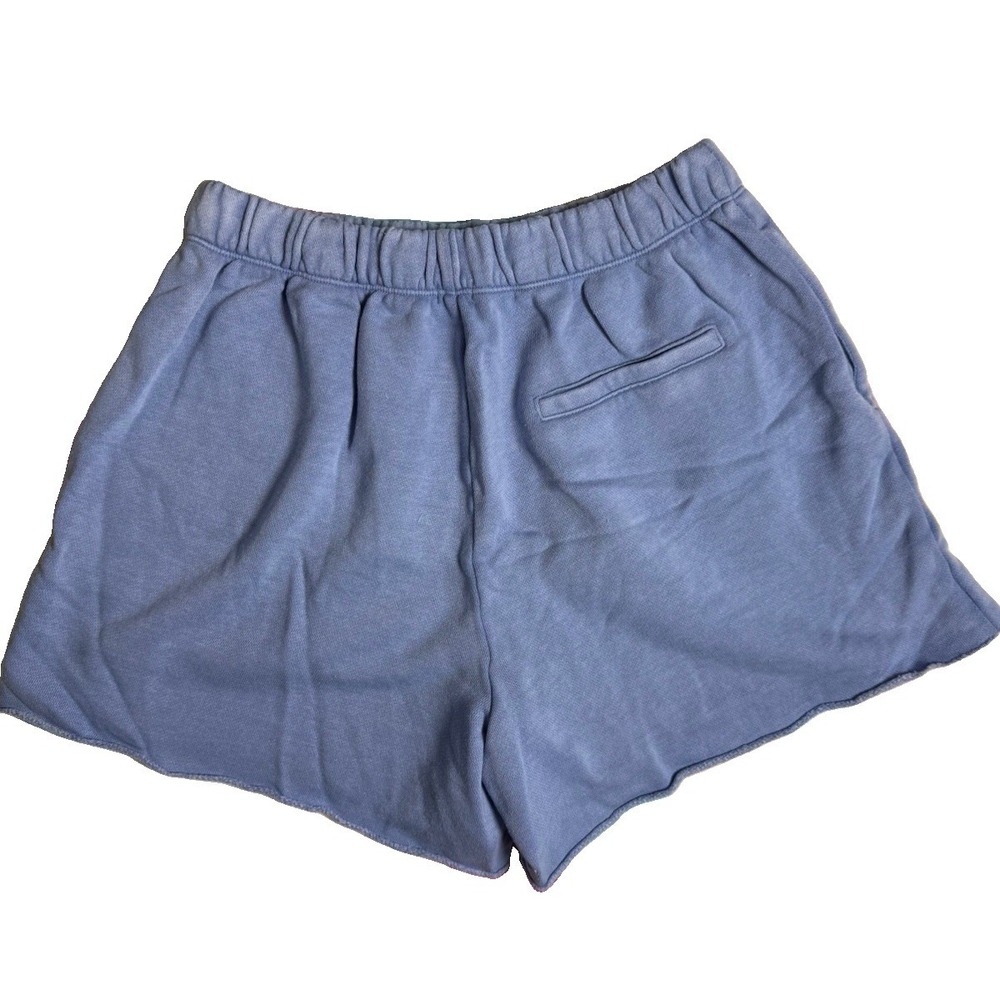 Aerie Blue Sleep Lounge Shorts Soft Cozy Pockets Women's Medium - Picture 2 of 4